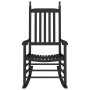 Mecedoras con asiento curvo 2 uds madera álamo maciza negro de , Mecedoras - Ref: Foro24-3281586, Precio: 200,55 €, Descuento: %