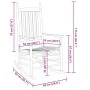 Mecedoras con asiento curvo 2 uds madera álamo maciza negro de , Mecedoras - Ref: Foro24-3281586, Precio: 198,78 €, Descuento: %