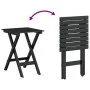 Sillas mecedoras 2 uds mesa plegable madera maciza álamo negro de , Mecedoras - Ref: Foro24-3281590, Precio: 225,21 €, Descue...