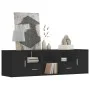 Mueble de esquina madera de ingeniería negro 160x40x45 cm de , Armarios y almacenamiento - Ref: Foro24-3307820, Precio: 115,6...