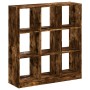 Estantería madera de ingeniería roble ahumado 102x32x108 cm de , Librerías y estanterías - Ref: Foro24-3307841, Precio: 88,44...