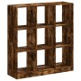 Estantería madera de ingeniería roble ahumado 102x32x108 cm de , Librerías y estanterías - Ref: Foro24-3307841, Precio: 88,44...