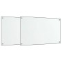 Salpicaderos cocina 2 uds vidrio templado transparente 70x40 cm de , Herramientas y utensilios de cocina - Ref: Foro24-331578...