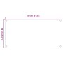 Salpicaderos cocina 2 uds vidrio templado transparente 80x60 cm de , Herramientas y utensilios de cocina - Ref: Foro24-331579...
