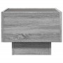 Mesa auxiliar con LED madera ingeniería gris Sonoma 40x40x30cm de , Mesas de centro - Ref: Foro24-847502, Precio: 71,45 €, De...