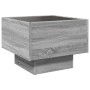 Mesa auxiliar con LED madera ingeniería gris Sonoma 40x40x30cm de , Mesas de centro - Ref: Foro24-847502, Precio: 71,45 €, De...