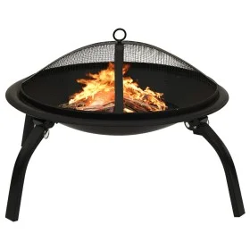 Brasero y barbacoa 2 en 1 con atizador acero 56x56x49 cm de vidaXL, Chimeneas - Ref: Foro24-313352, Precio: 79,52 €, Descuent...