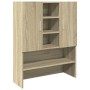 Armario de lavadora roble Sonoma 70,5x24x90 cm de , Accesorios para lavadoras y secadoras - Ref: Foro24-849648, Precio: 74,67...