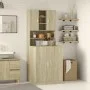 Armario de lavadora roble Sonoma 70,5x24x90 cm de , Accesorios para lavadoras y secadoras - Ref: Foro24-849648, Precio: 72,35...