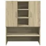 Armario de lavadora roble Sonoma 70,5x24x90 cm de , Accesorios para lavadoras y secadoras - Ref: Foro24-849648, Precio: 72,35...
