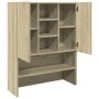 Armario de lavadora roble Sonoma 70,5x24x90 cm de , Accesorios para lavadoras y secadoras - Ref: Foro24-849648, Precio: 72,35...