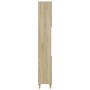 Armario de baño madera contrachapada roble Sonoma 30x30x190 cm de , Tocadores de baño - Ref: Foro24-849657, Precio: 79,41 €, ...
