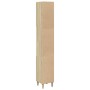 Armario de baño madera contrachapada roble Sonoma 30x30x190 cm de , Tocadores de baño - Ref: Foro24-849657, Precio: 79,41 €, ...