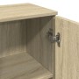 Armario de baño madera contrachapada roble Sonoma 30x30x190 cm de , Tocadores de baño - Ref: Foro24-849657, Precio: 79,41 €, ...