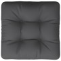 Cojín para sofá de palets de tela antracita 60x61,5x10 cm de , Cojines para sillas y sofás - Ref: Foro24-360878, Precio: 30,4...