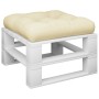 Cojín para sofá de palets tela crema 50x50x12 cm de , Cojines para sillas y sofás - Ref: Foro24-360427, Precio: 26,70 €, Desc...