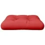 Cojín para sofá de palets de tela rojo 50x50x12 cm de , Cojines para sillas y sofás - Ref: Foro24-360431, Precio: 21,67 €, De...