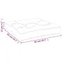 Cojín para sofá de palets de tela rojo 50x50x12 cm de , Cojines para sillas y sofás - Ref: Foro24-360431, Precio: 21,67 €, De...