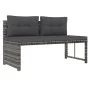 Juego de comedor de jardín 4 piezas con cojines ratán PE gris de vidaXL, Conjuntos de jardín - Ref: Foro24-311914, Precio: 28...