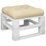 Cojín para sofá de palets de tela beige 60x60x12 cm de , Cojines para sillas y sofás - Ref: Foro24-360450, Precio: 27,10 €, D...