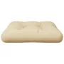 Cojín para sofá de palets de tela beige 60x60x12 cm de , Cojines para sillas y sofás - Ref: Foro24-360450, Precio: 27,10 €, D...