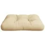 Cojín para sofá de palets de tela beige 60x60x12 cm de , Cojines para sillas y sofás - Ref: Foro24-360450, Precio: 27,10 €, D...