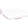 Cojín para sofá de palets de tela beige 60x60x12 cm de , Cojines para sillas y sofás - Ref: Foro24-360450, Precio: 27,10 €, D...