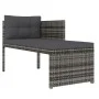 Juego de comedor de jardín 4 piezas con cojines ratán PE gris de vidaXL, Conjuntos de jardín - Ref: Foro24-311914, Precio: 28...