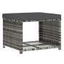 Juego de comedor de jardín 4 piezas con cojines ratán PE gris de vidaXL, Conjuntos de jardín - Ref: Foro24-311914, Precio: 28...