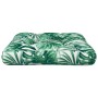 Cojín para palés tela estampado de hojas 60x60x12 cm de , Cojines para sillas y sofás - Ref: Foro24-360459, Precio: 26,55 €, ...
