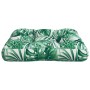 Cojín para palés tela estampado de hojas 60x60x12 cm de , Cojines para sillas y sofás - Ref: Foro24-360459, Precio: 26,55 €, ...