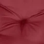 Cojín para sofá de palets de tela rojo tinto 70x70x12 cm de , Cojines para sillas y sofás - Ref: Foro24-360478, Precio: 29,66...