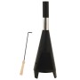 Estufa de jardín con atizador acero 38x38x122 cm de vidaXL, Chimeneas - Ref: Foro24-313355, Precio: 96,65 €, Descuento: %