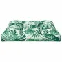 Cojín para palés tela estampado de hojas 80x80x12 cm de , Cojines para sillas y sofás - Ref: Foro24-360503, Precio: 33,54 €, ...
