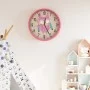 Reloj de pared poliestireno y cristal rosa Ø25,5 cm by , Wall clocks - Ref: Foro24-4008399, Price: 11,99 €, Discount: %