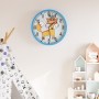 Reloj de pared poliestireno y cristal azul Ø25,5 cm de , Relojes de pared - Ref: Foro24-4008400, Precio: 10,85 €, Descuento: %