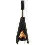 Estufa de jardín con atizador acero 38x38x122 cm de vidaXL, Chimeneas - Ref: Foro24-313355, Precio: 96,65 €, Descuento: %