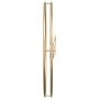 Reloj de pared de hierro dorado Ø50 cm de , Relojes de pared - Ref: Foro24-4008402, Precio: 37,01 €, Descuento: %