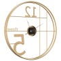 Reloj de pared de hierro dorado Ø50 cm de , Relojes de pared - Ref: Foro24-4008402, Precio: 37,01 €, Descuento: %