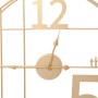 Reloj de pared de hierro dorado Ø50 cm de , Relojes de pared - Ref: Foro24-4008402, Precio: 37,01 €, Descuento: %