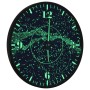 Reloj de pared con escalas y agujas luminosas azul Ø30 cm de , Relojes de pared - Ref: Foro24-4008409, Precio: 25,83 €, Descu...