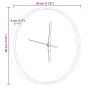 Reloj de pared con escalas y agujas luminosas azul Ø30 cm de , Relojes de pared - Ref: Foro24-4008409, Precio: 25,83 €, Descu...