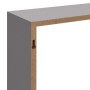 Estantes cubo de pared 3 unidades MDF gris en Estanterías | Comprar online en Foru.es