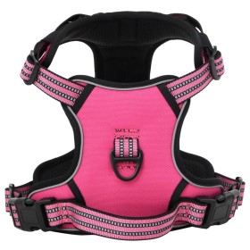 Arnés para perros con correa y collar ajustable rosa M de , Productos para perros - Ref: Foro24-4013389, Precio: 23,16 €, Des...