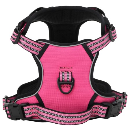 Arnés para perros con correa y collar ajustable rosa M de , Productos para perros - Ref: Foro24-4013389, Precio: 23,16 €, Des...