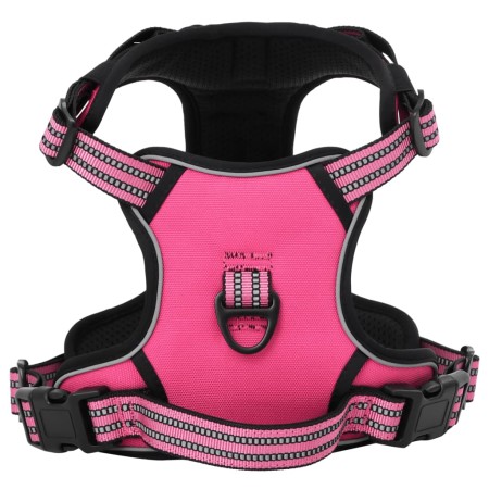 Arnés para perros con correa y collar ajustable rosa L de , Productos para perros - Ref: Foro24-4013394, Precio: 23,10 €, Des...