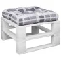Cojín para sofá de palets de tela a cuadros gris de , Cojines para sillas y sofás - Ref: Foro24-360892, Precio: 21,38 €, Desc...