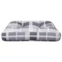 Cojín para sofá de palets de tela a cuadros gris de , Cojines para sillas y sofás - Ref: Foro24-360892, Precio: 21,38 €, Desc...