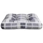 Cojín para sofá de palets de tela a cuadros gris de , Cojines para sillas y sofás - Ref: Foro24-360892, Precio: 21,38 €, Desc...