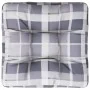 Cojín para sofá de palets de tela a cuadros gris de , Cojines para sillas y sofás - Ref: Foro24-360892, Precio: 21,38 €, Desc...